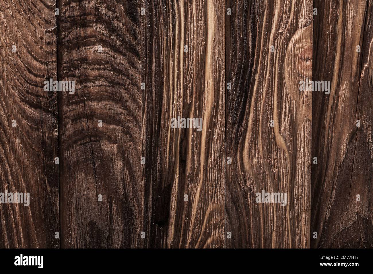 Sehr nahegelegene Textur von alten Holzbrettern Stockfoto