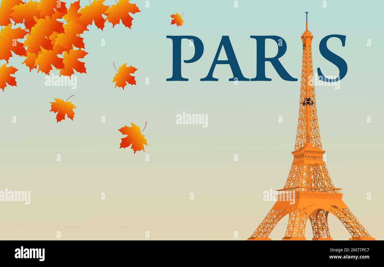 vektordarstellung des eiffelturms Stock Vektor