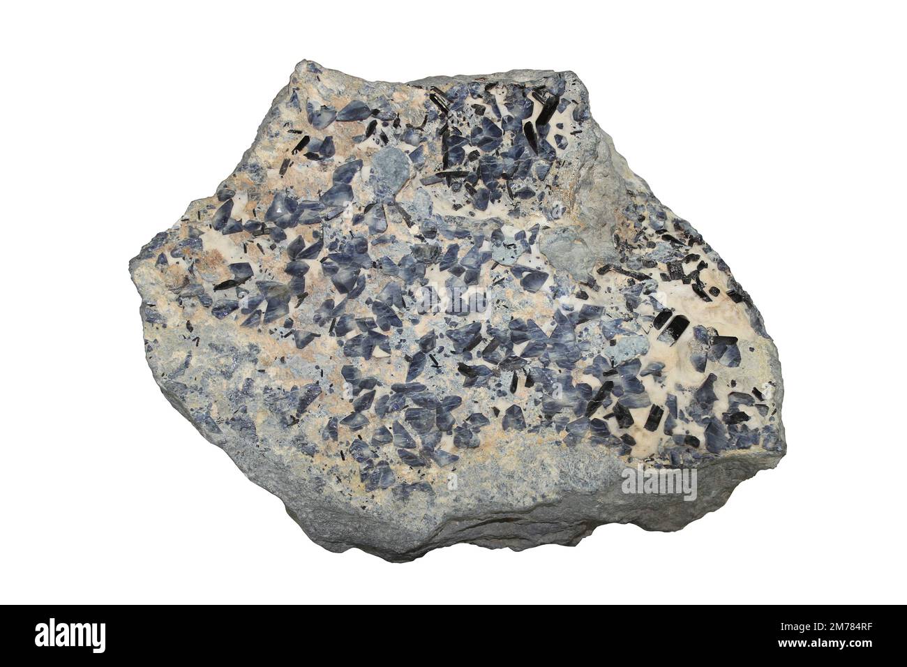 Benitoite Stockfoto