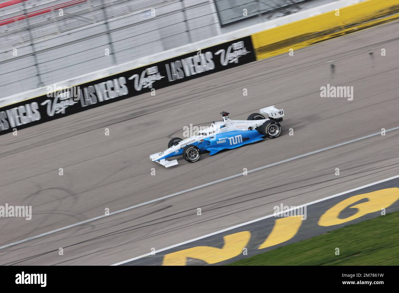 Las Vegas, NV, USA. 7. Januar 2023. Blick auf die Indy CES Autonomous Race Challenge auf der CES 2023 auf dem Las Vegas Motor Speedway am 7. Januar 2023 in Las Vegas, Nevada. Kredit: Mpi34/Media Punch/Alamy Live News Stockfoto
