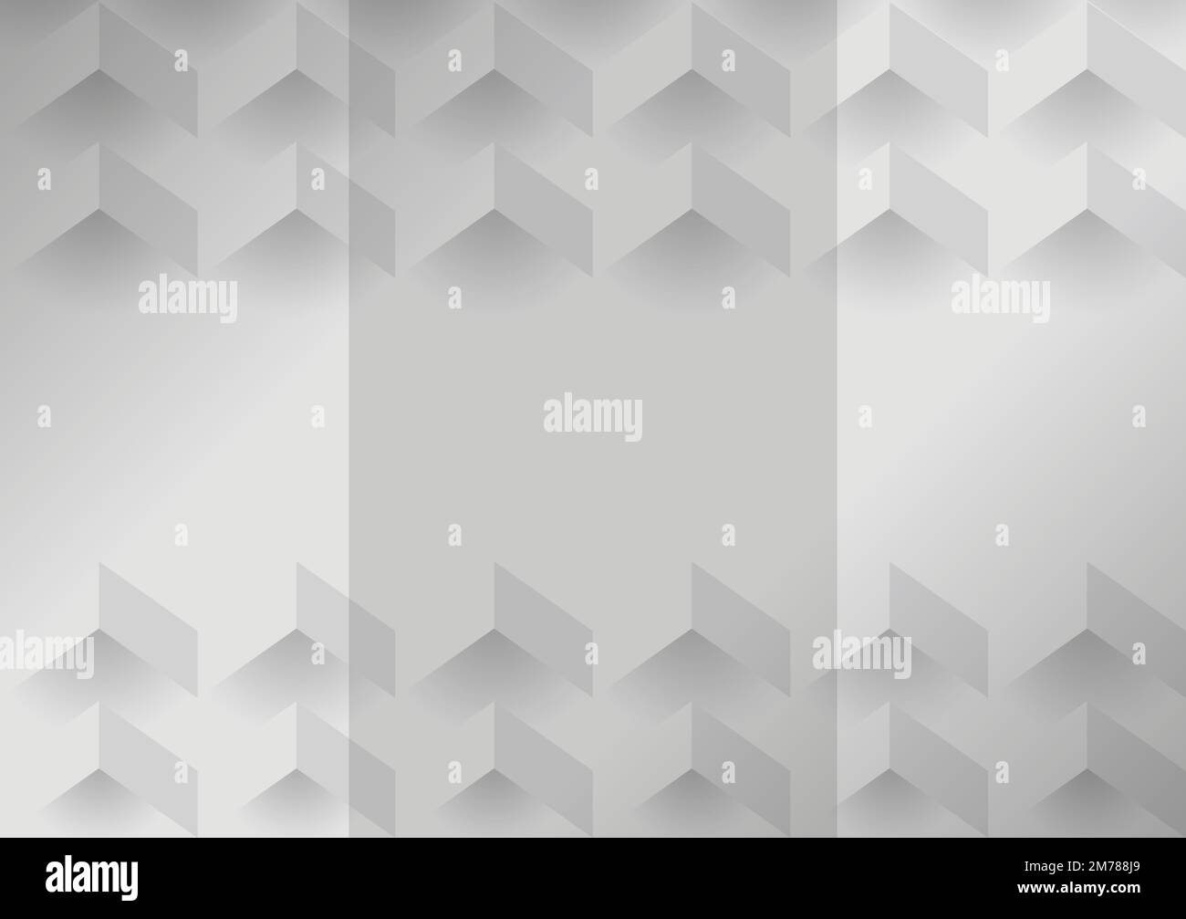 Weißer geometrischer Hintergrund-Designvektor Stock Vektor