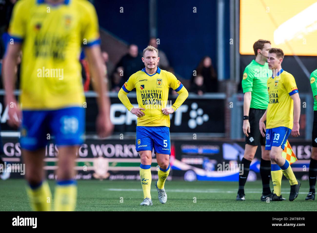 Leeuwarden Lr Doke Schmidt Von Sc Cambuur Floris Smand Von Sc