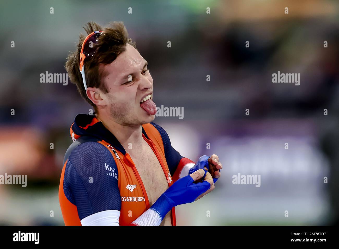 HAMAR Marcel Bosker (NED) in den 10000 Metern der Männer während der