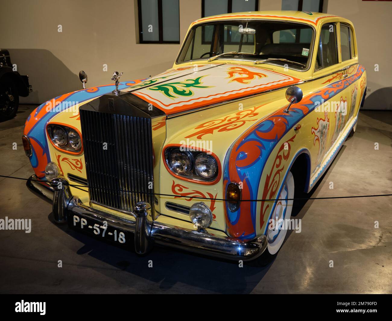 1969 Rolls-Royce Phantom VI im Automobilmuseum von Málaga, Spanien. Stockfoto