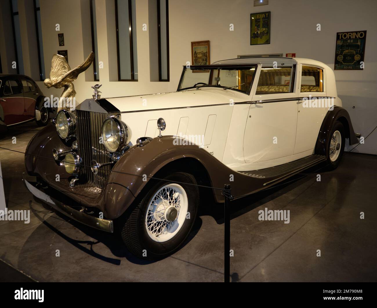 1936 Rolls-Royce Phantom III im Automobilmuseum von Málaga, Spanien. Stockfoto