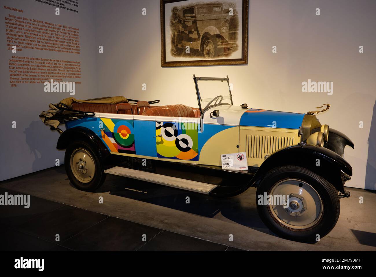 1924 Unic L2 im Automobilmuseum von Málaga, Spanien. Stockfoto