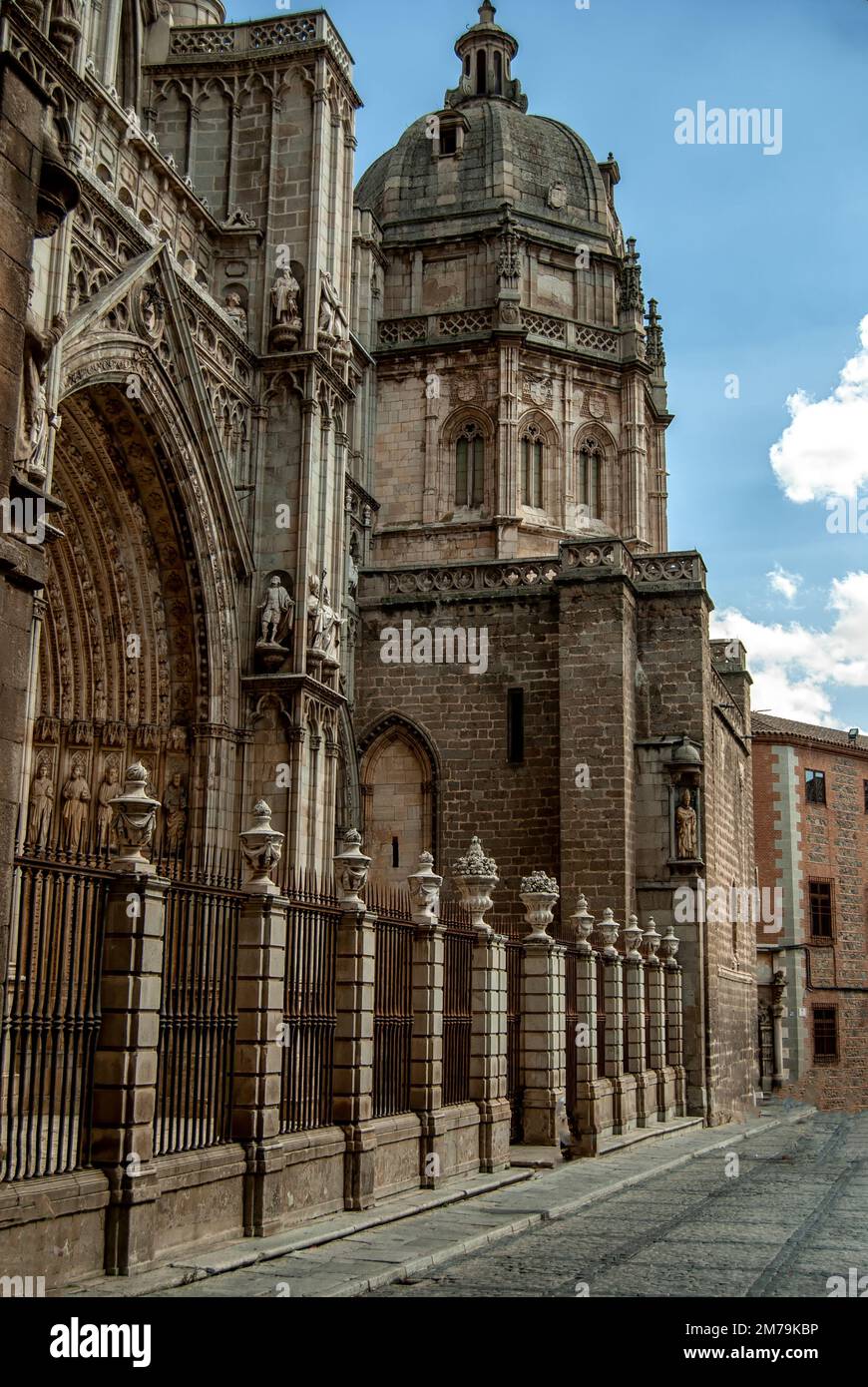 Tor der Vergebung, Kathedrale von Toledo, Spanien Stockfoto