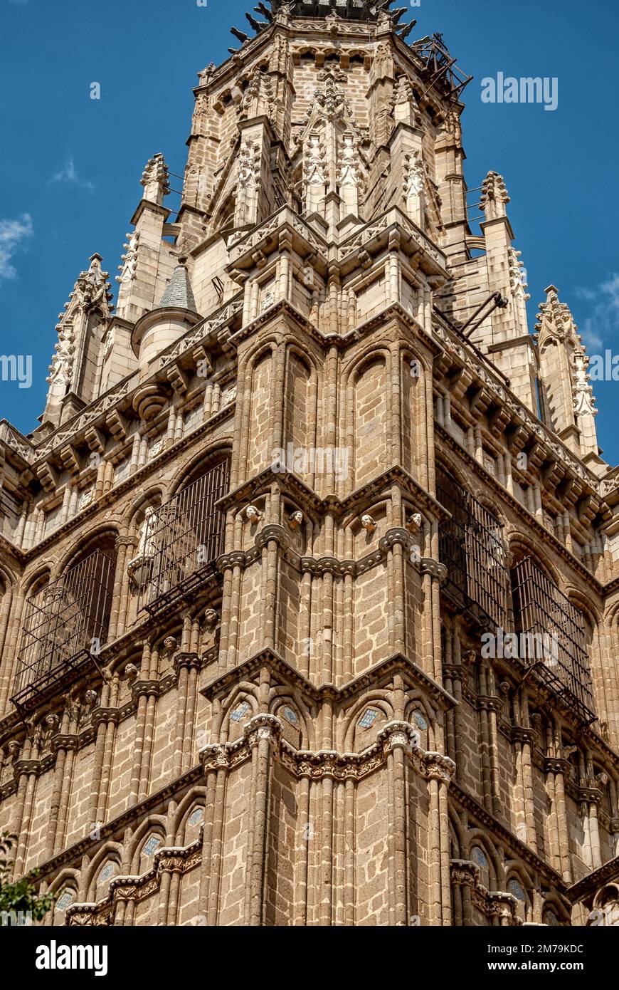 Details zur Kathedrale von toledo Stockfoto