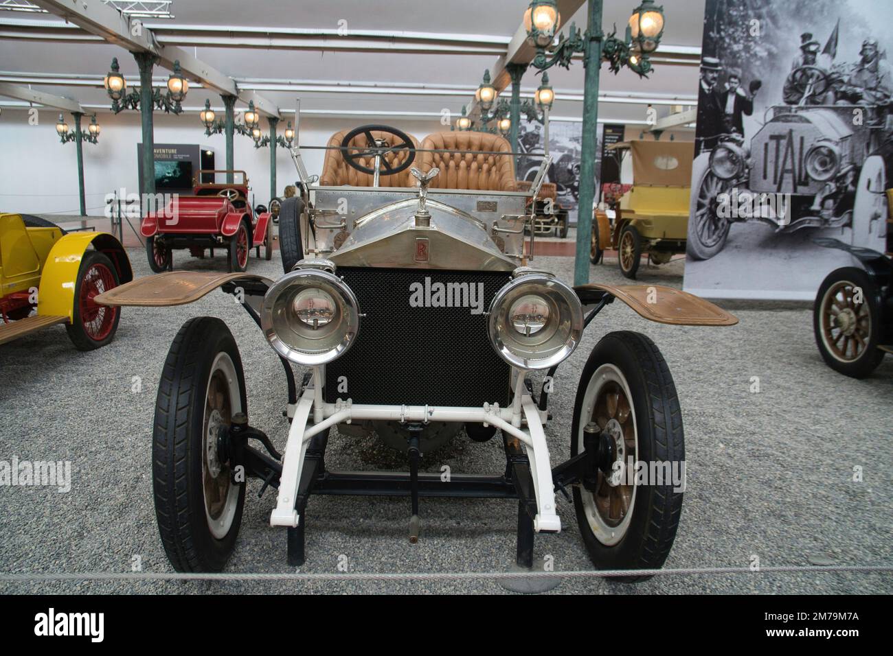 A1912 Zweisitzer Rolls-Royce Silver Ghost Musée National de l'Automobile - Collection Schlumpf, Mulhouse, Frankreich Stockfoto