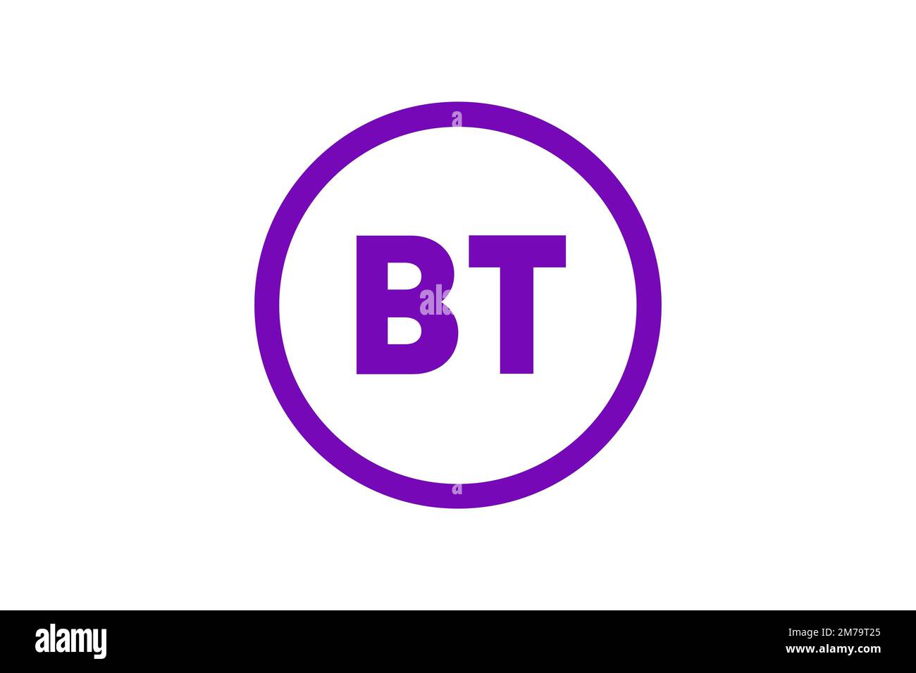 BT Business and Public Sector, Logo, weißer Hintergrund Stockfoto