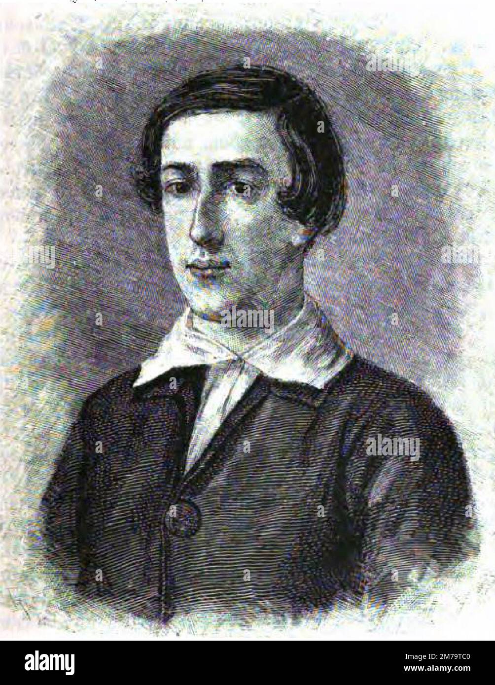 Alexander Porfirjewitsch Borodin im Alter von 14 Jahren (1833-1887) russischer Romantikkomponist und Chemiker. Stockfoto