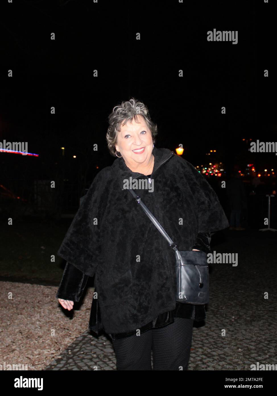 Angelika Mann bei der Premiere des Dramas 'eine es langen Tag Reise in die Nacht' von Eugene O'Neill im Schlosspark Theater. Berlin, 07.01.2023 Stockfoto