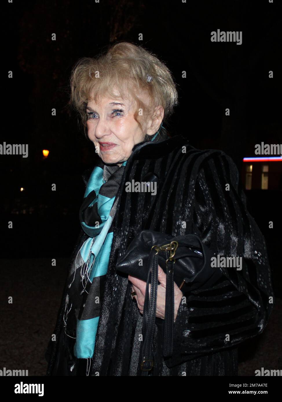 Waltraud Habicht bei der Premiere des Dramas 'eine es langen Tag Reise in die Nacht' von Eugene O'Neill im Schlosspark Theater. Berlin, 07.01.2023 Stockfoto