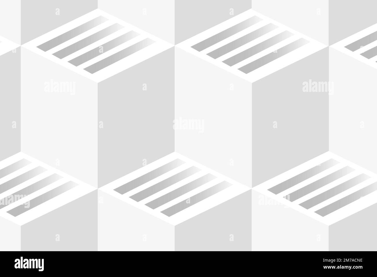 Weißer kubischer Hintergrund Design-Vektor Stock Vektor