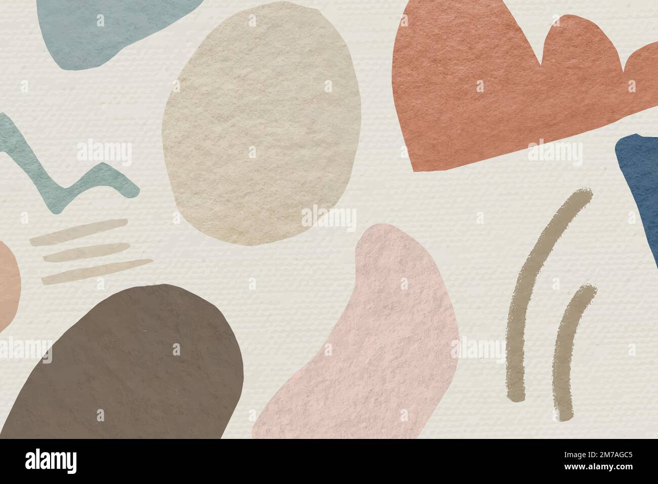 Abstrakt gemusterter Hintergrund Vektor Erdton Design Stock Vektor