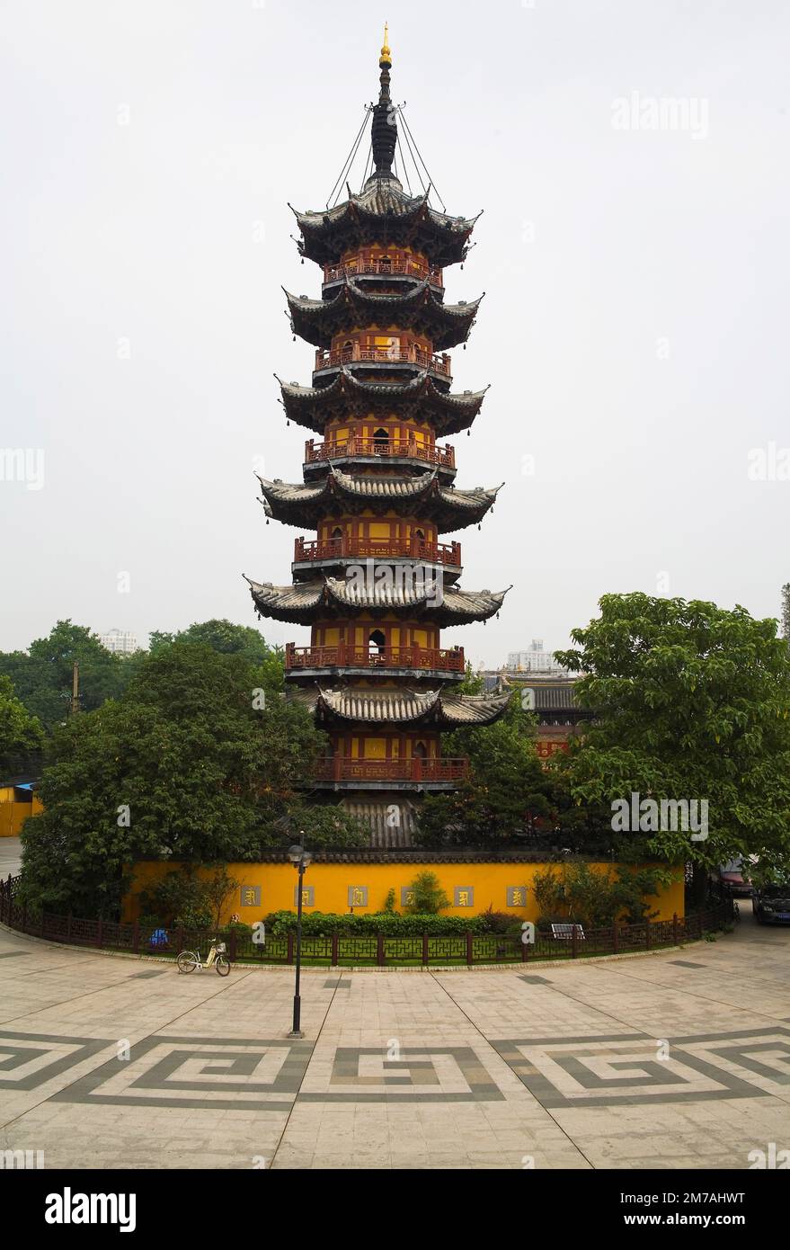 Shanghai Longhua Tempel Stockfoto