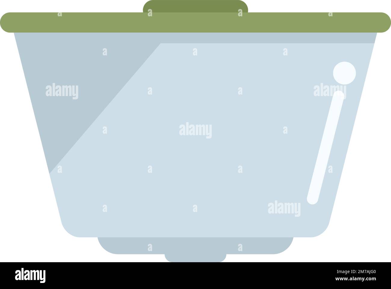 Flacher Vektor des Kapselsymbols. Kaffee-Espresso. Kapselbecher isoliert Stock Vektor