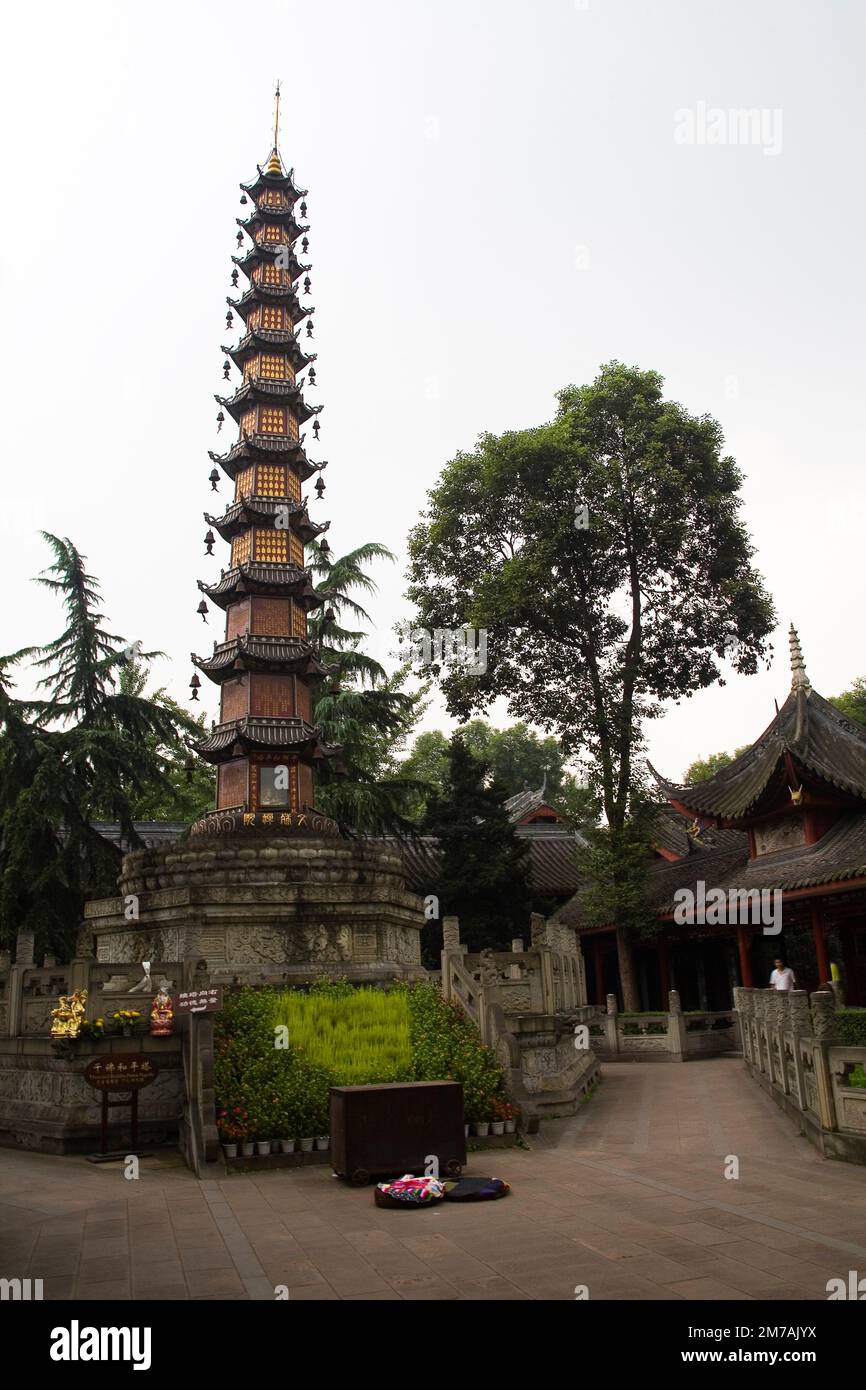 Wenshu-Tempel in Chengdu Stockfoto