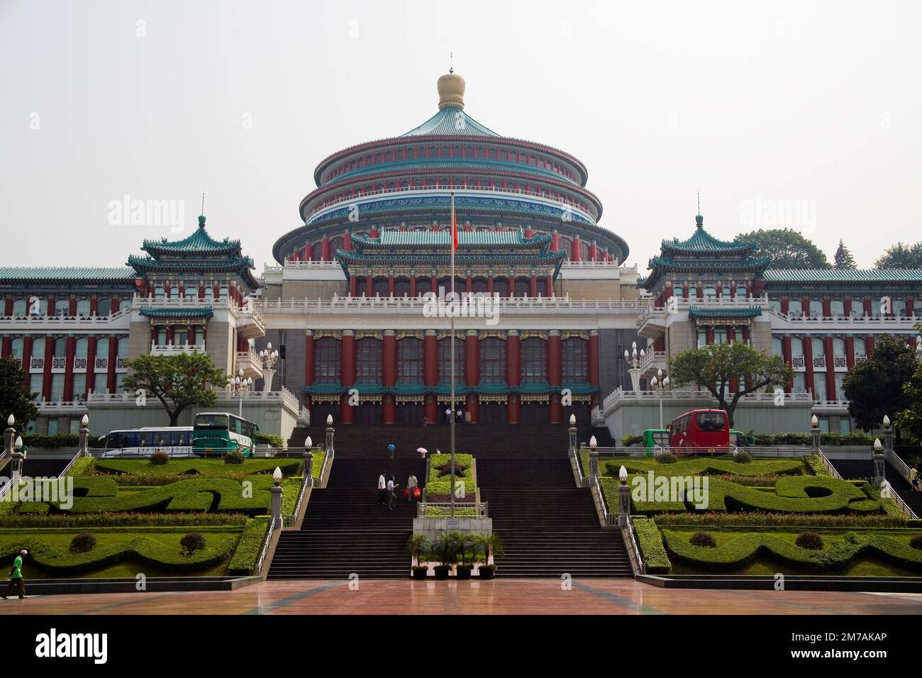 Chongqing Volkssaal Stockfoto