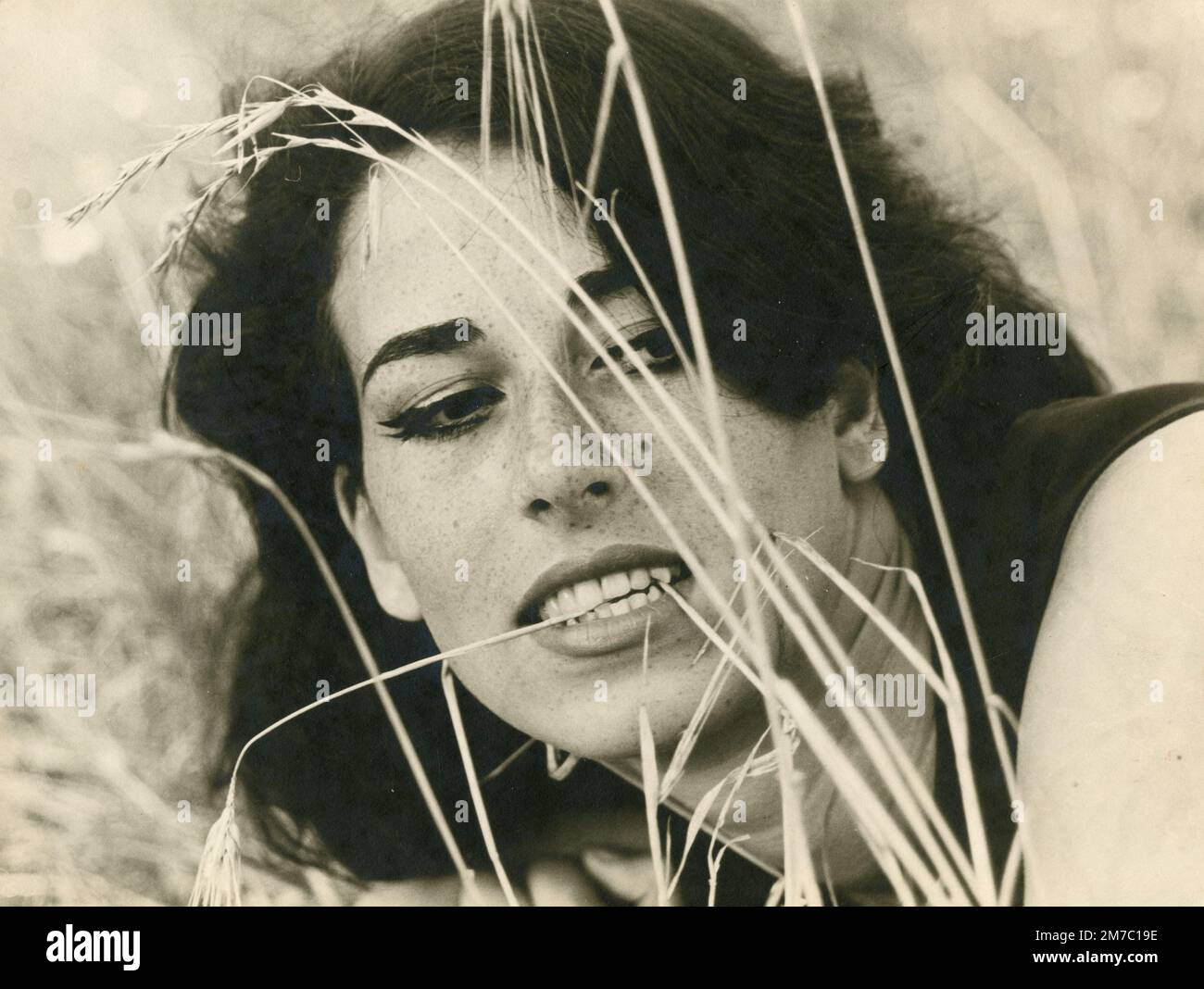 Italienische Schauspielerin Manuela Palermi, 1970er Stockfoto
