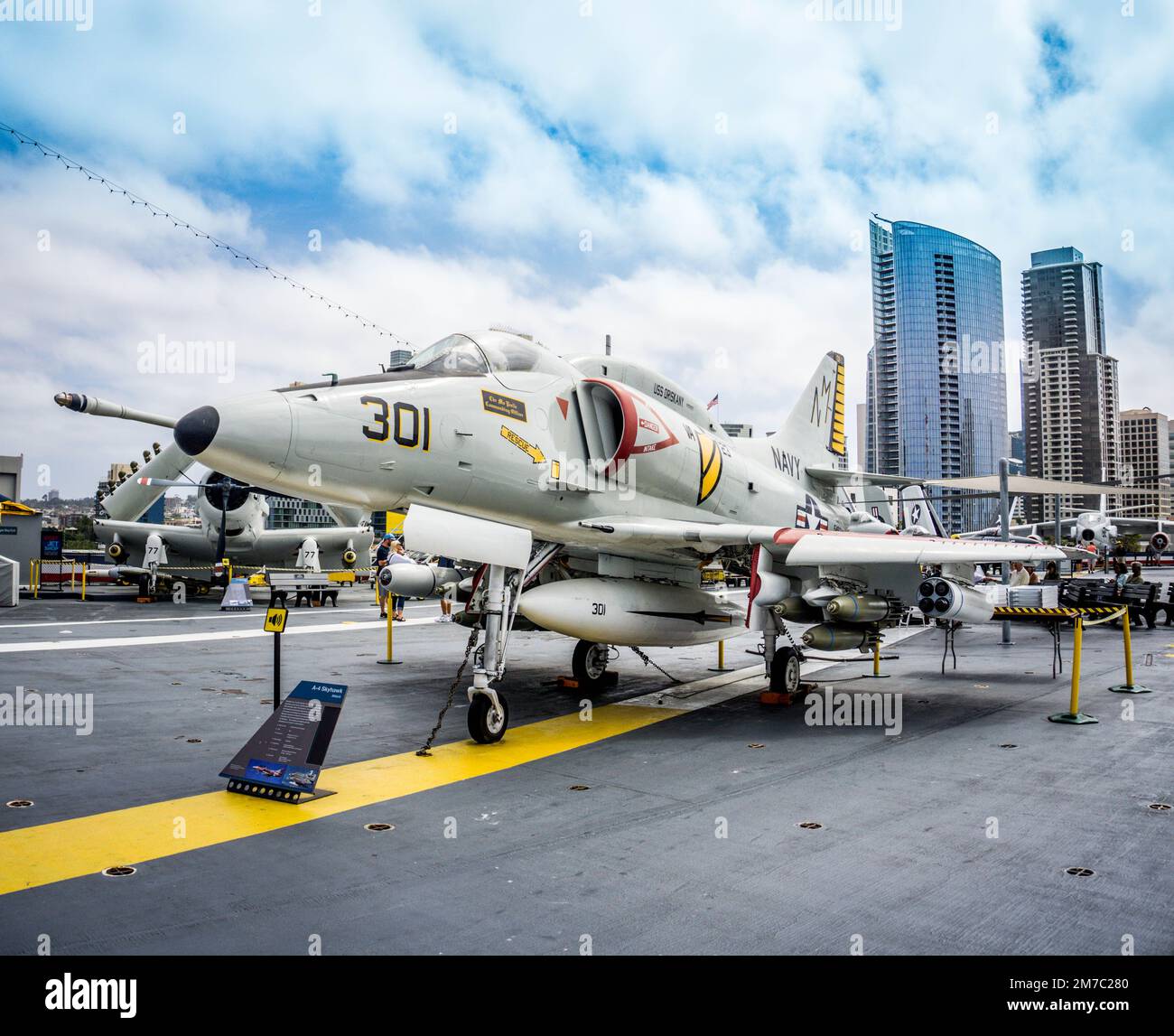 Kalifornien, San Diego, USS Midway Museum Stockfoto