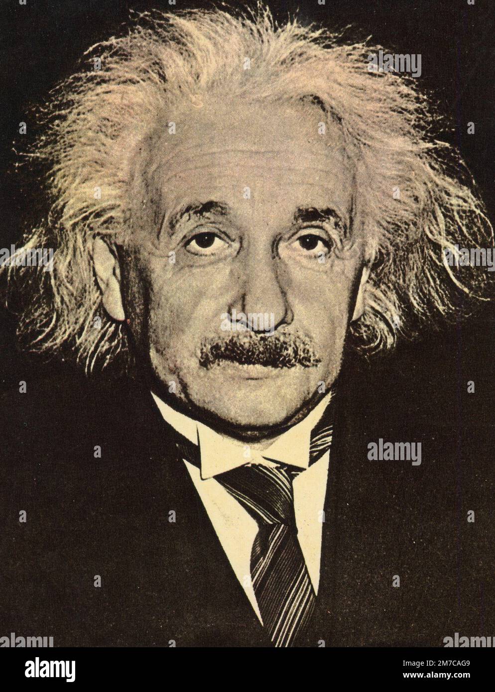 Das Porträt der deutschen Physik Albert Einstein, 1930er Stockfoto