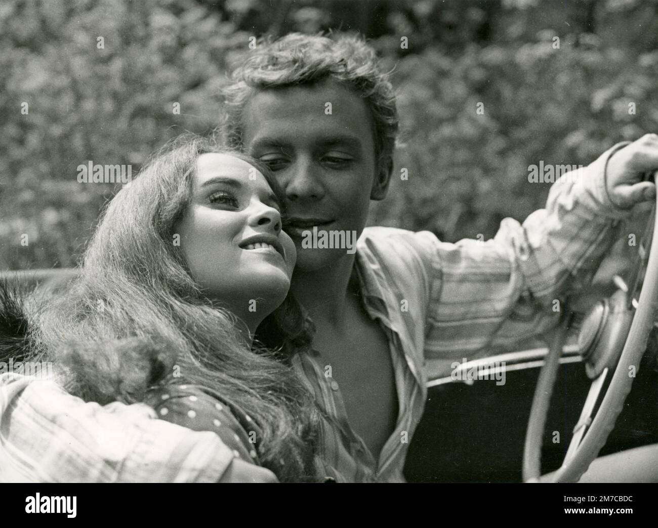 Dänischer Schauspieler Jesper Klein und Schauspielerin Kirsten Norholt im Film The Dear Toy (det Kaere Legetoj), Dänemark 1968 Stockfoto