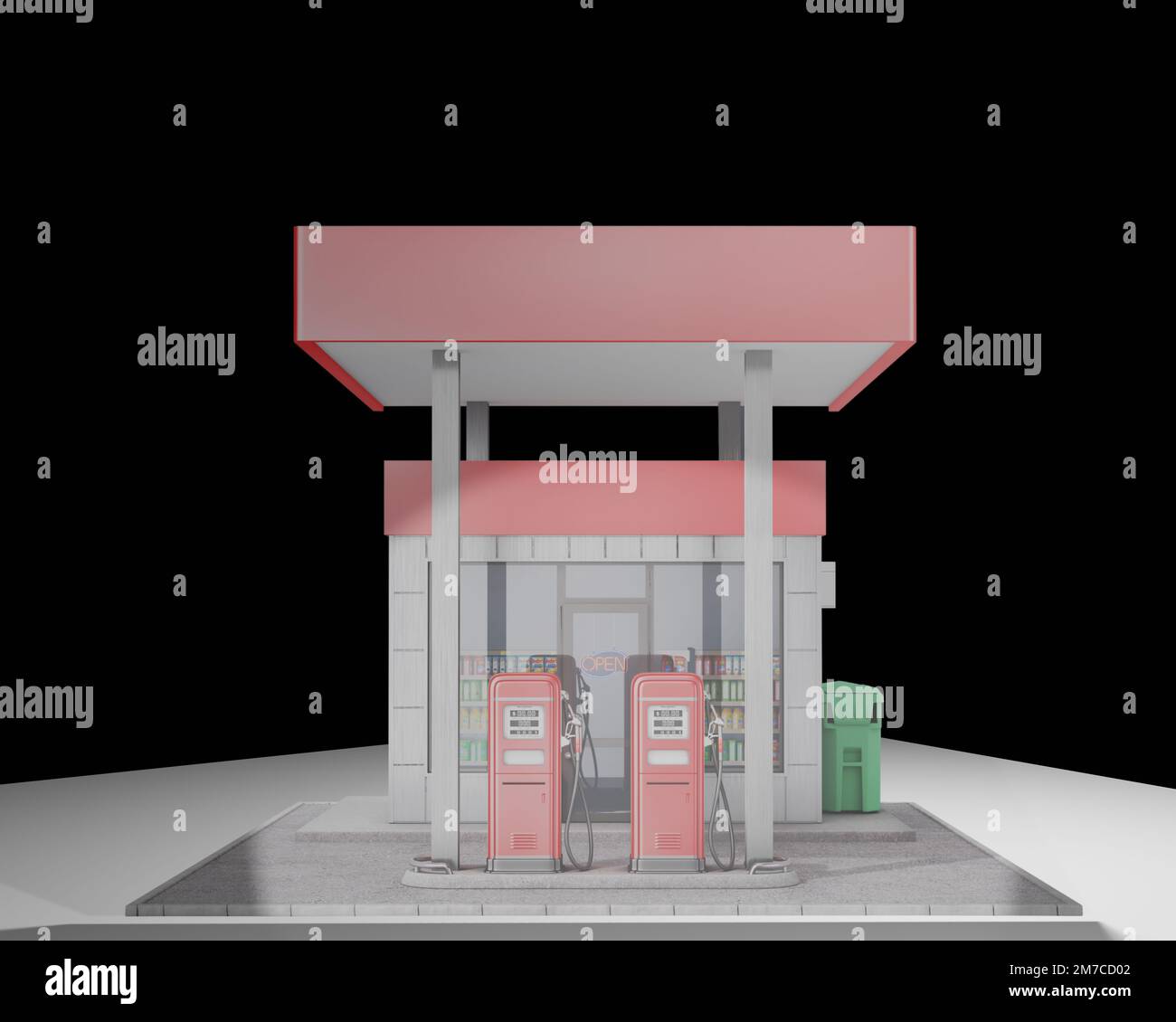 Verschiedene Formen von 3D-Rendering-Designs, die für Posterhintergründe oder andere Zwecke verwendet werden können Stockfoto