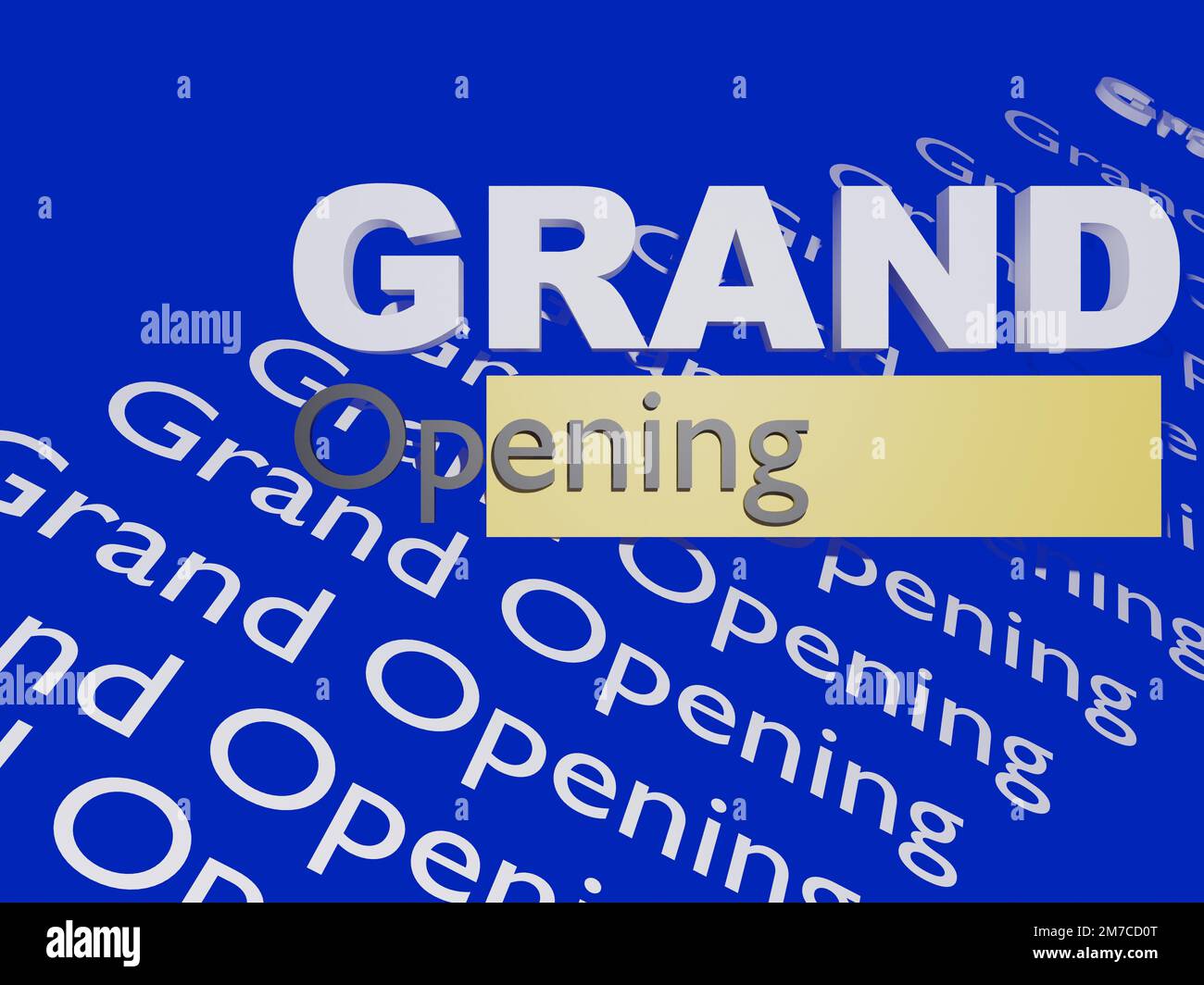 Verschiedene Formen von 3D-Rendering-Designs, die für Posterhintergründe oder andere Zwecke verwendet werden können Stockfoto