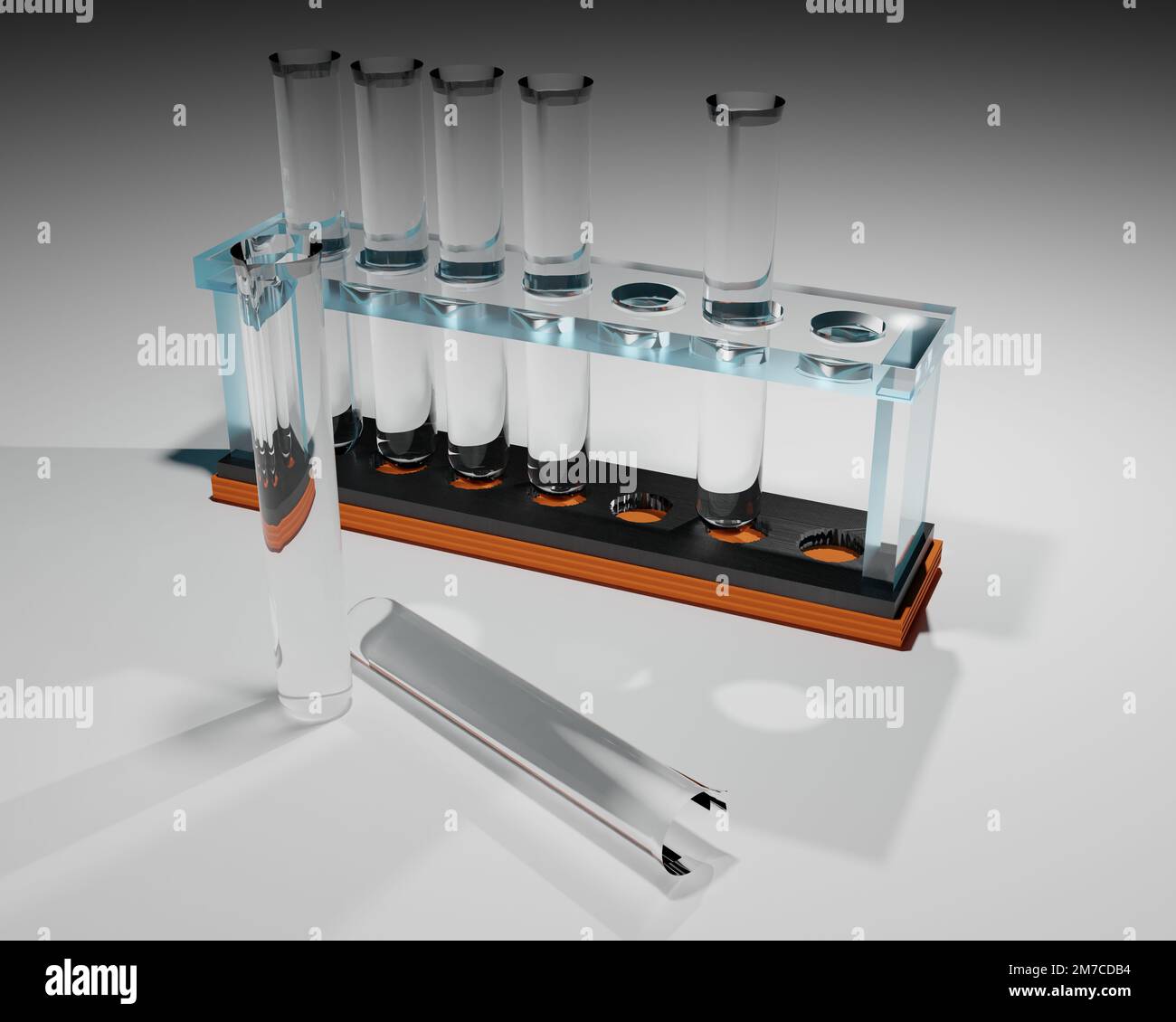 Verschiedene Formen von 3D-Rendering-Designs, die für Posterhintergründe oder andere Zwecke verwendet werden können Stockfoto