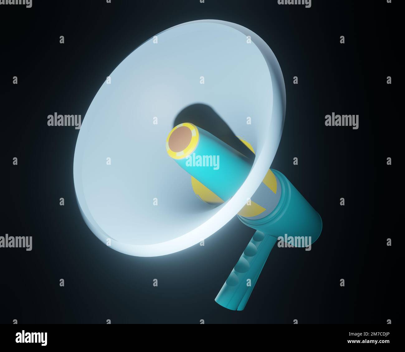 Verschiedene Formen von 3D-Rendering-Designs, die für Posterhintergründe oder andere Zwecke verwendet werden können Stockfoto