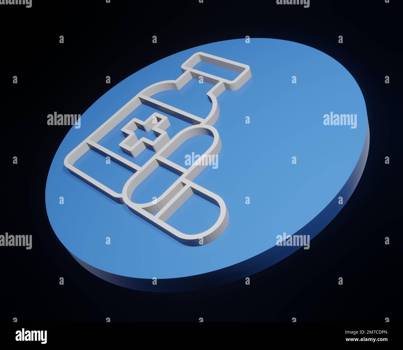 Verschiedene Formen von 3D-Rendering-Designs, die für Posterhintergründe oder andere Zwecke verwendet werden können Stockfoto