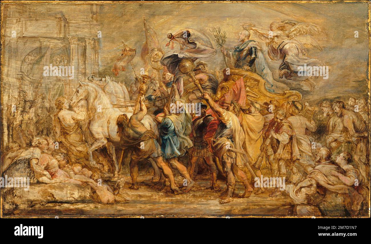 Der Triumph von Heinrich IV. 1630 von Peter Paul Rubens Stockfoto