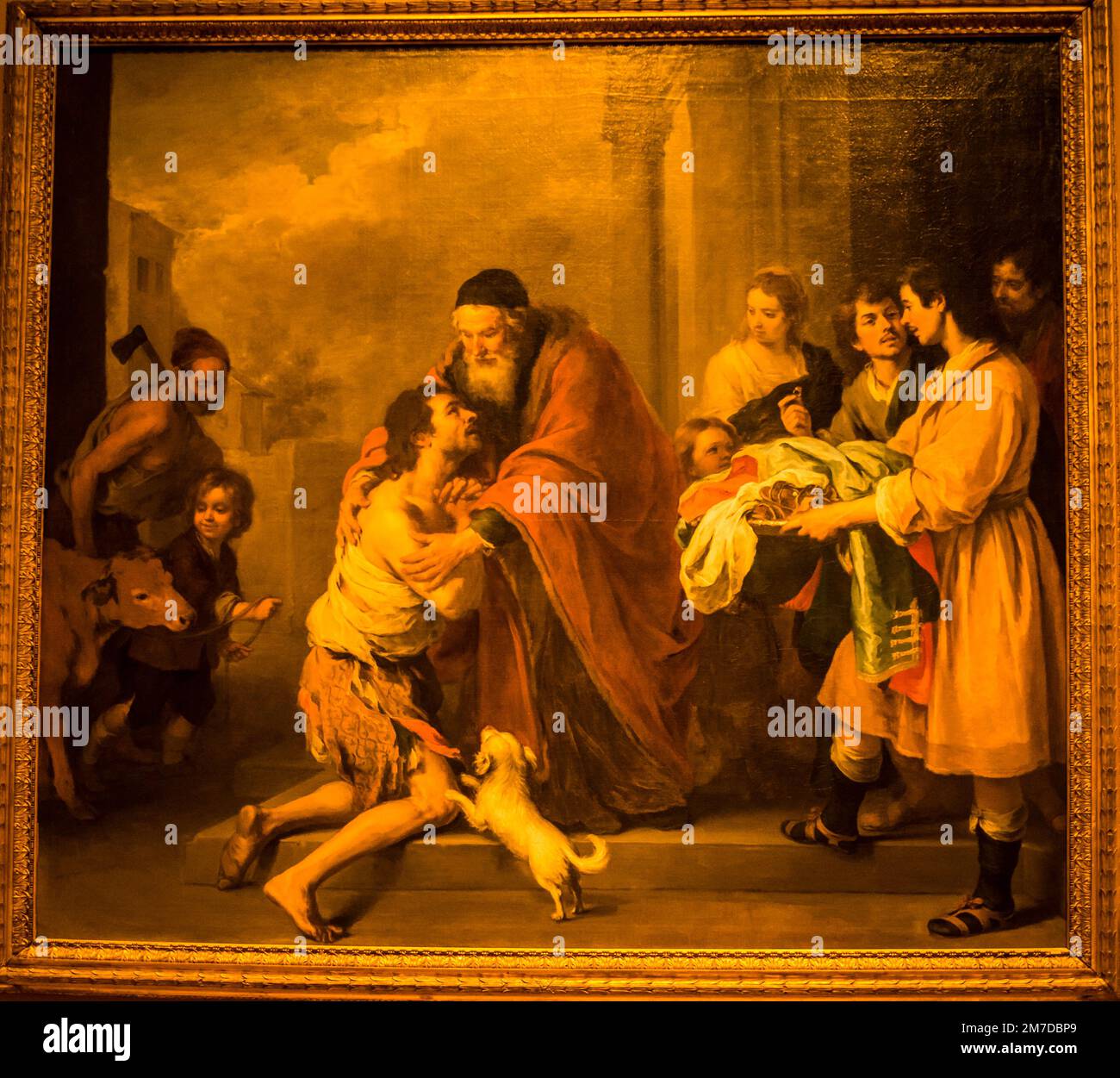 Murillo: The Return of the Prodigal Son, National Gallery of Art, Washington, D.C., USA Stockfoto