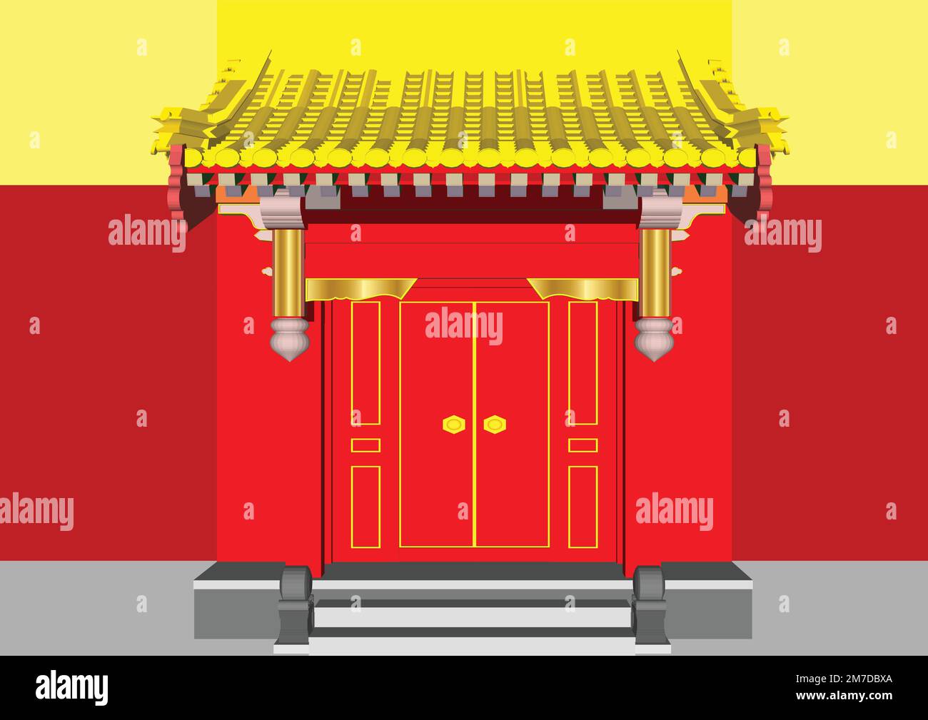 Neuer kaiserlicher palast Stock-Vektorgrafiken kaufen - Alamy