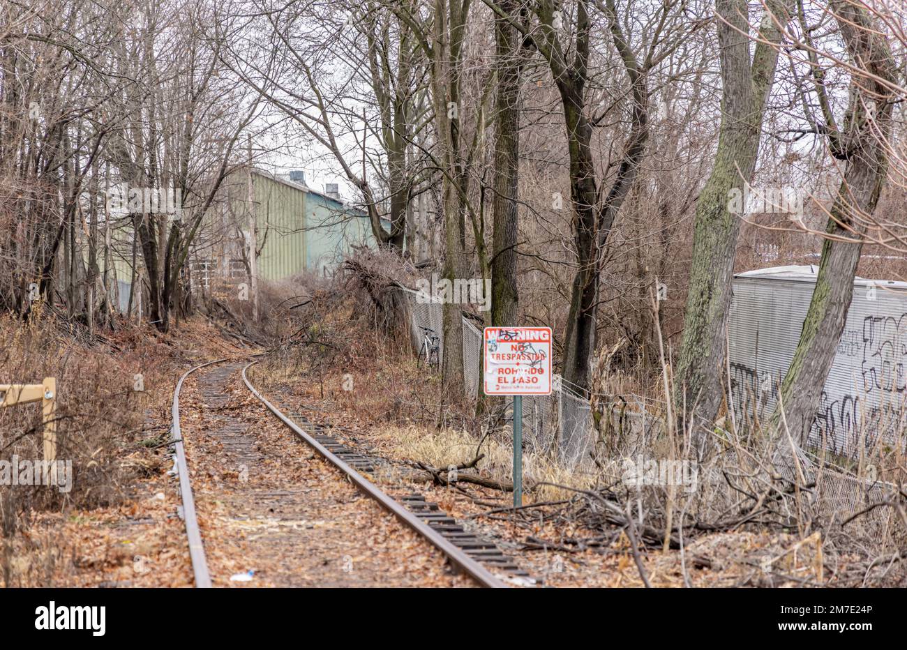 Metro North Railroad in Beacon, NY Stockfoto