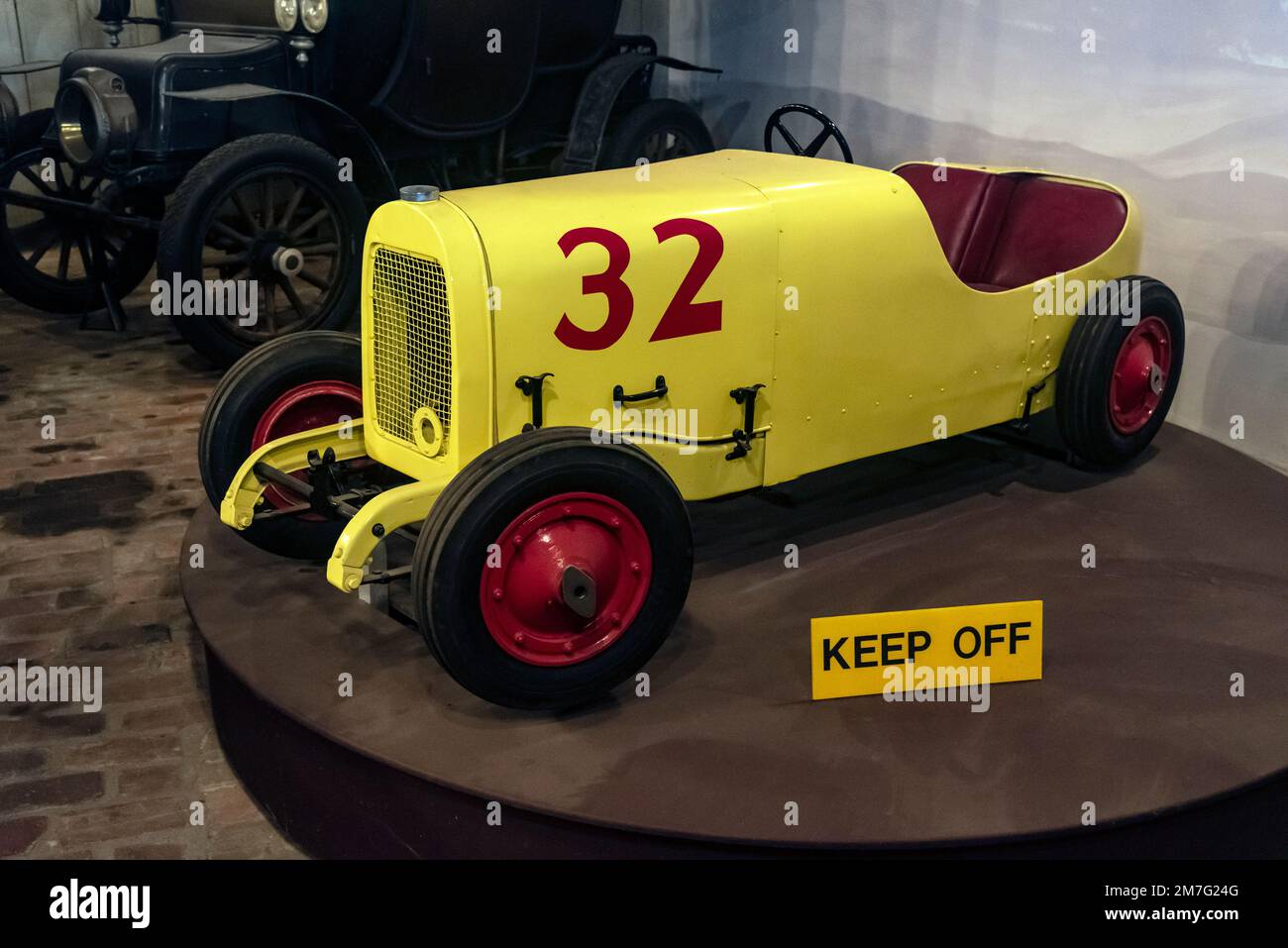 Kinderwagen. Hagley Museum, Wilmington, Delaware, USA Stockfoto