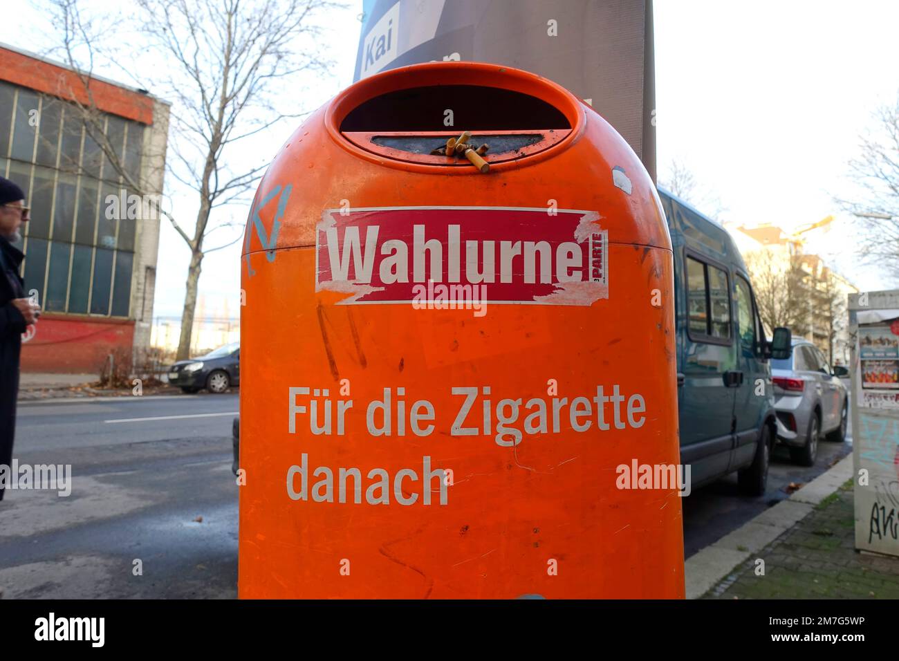 Wahlzettel, Berlin, Deutschland Stockfoto