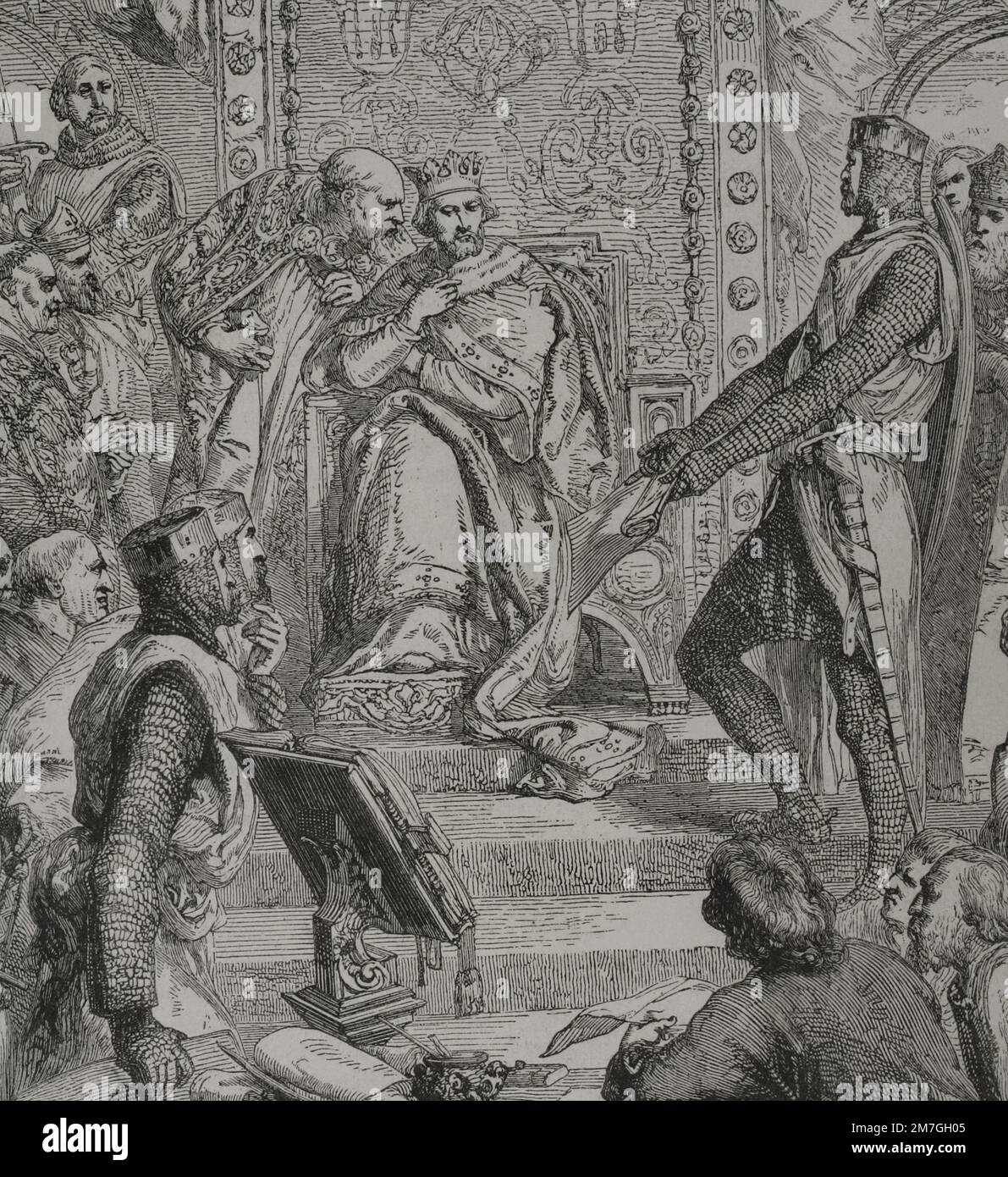 Simon de Montfort, 6. Earl of Leicester (c. 12081265). Ein edler