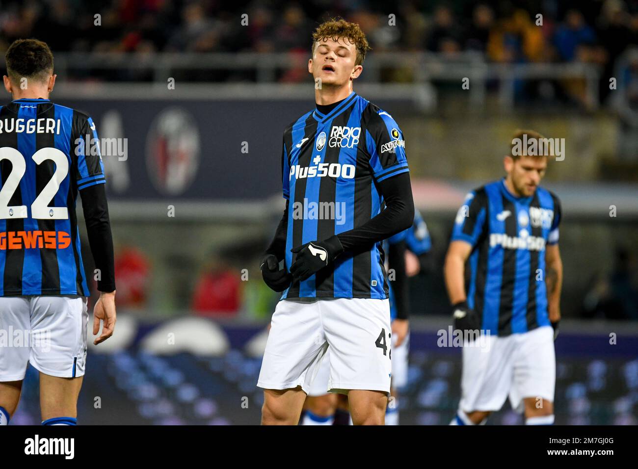 Renato Dall'Ara Stadion, Bologna, Italien, 09. Januar 2023, Scalvini von Atalanta