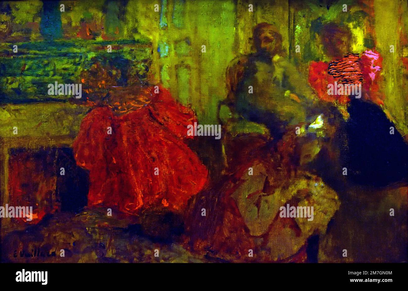 The Alexandre Natanson Family, Rue Saint Florentin, 1897-1898 Edouard Vuillard 1868-1940 Frankreich Stockfoto