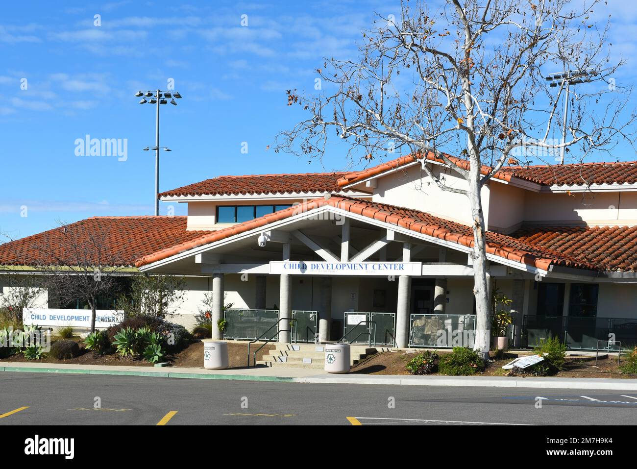 MISSION VIEJO, KALIFORNIEN - 8. JANUAR 2023: Das Child Development Center auf dem Campus des Saddleback College. Stockfoto