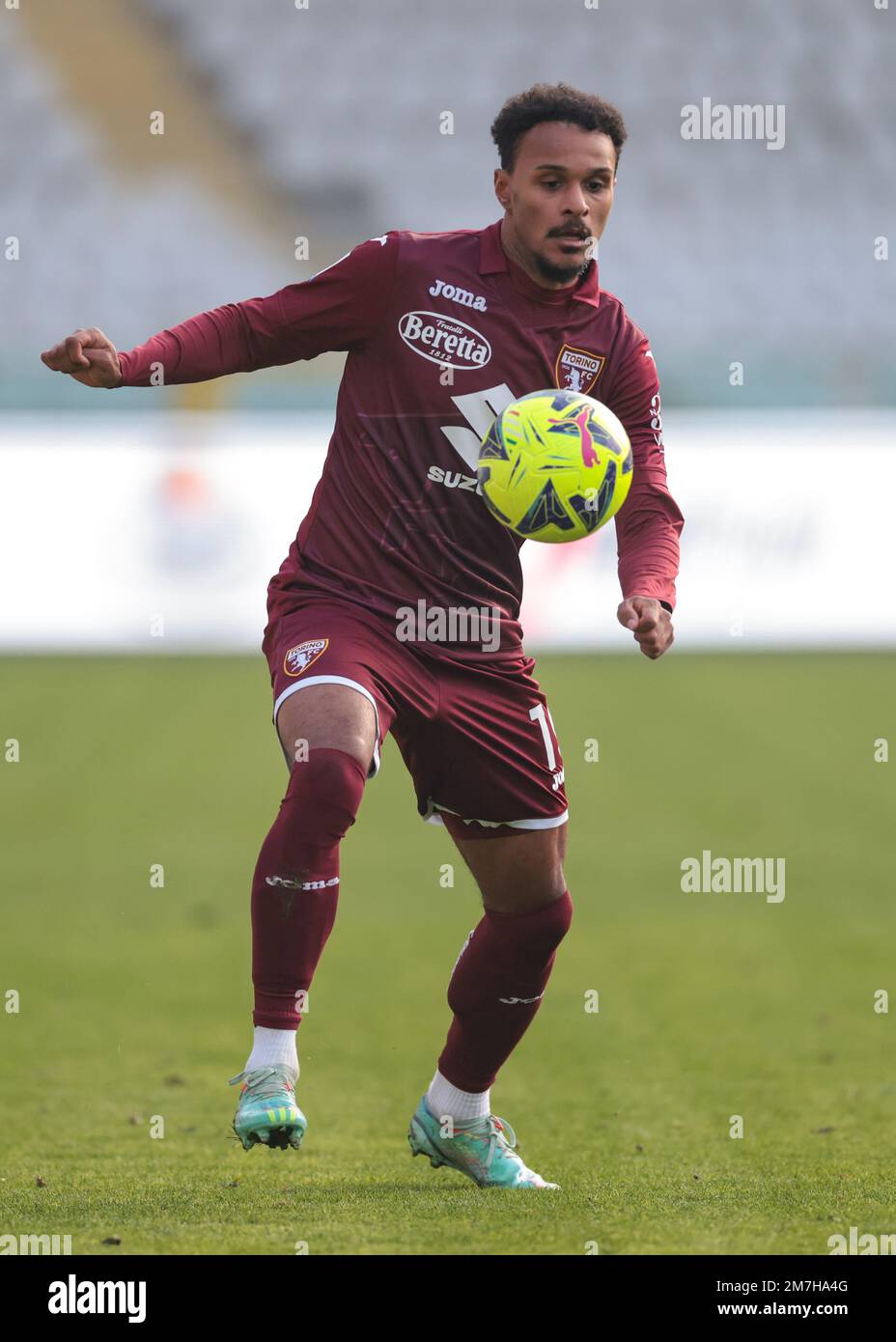 Turin, Italien, 23. Dezember 2022. Valentino Lazaro vom Turin FC während des Freundschaftsspiels im Stadio Grande Torino, Turin. Der Bildausdruck sollte lauten: Jonathan Moscrop/Sportimage Stockfoto