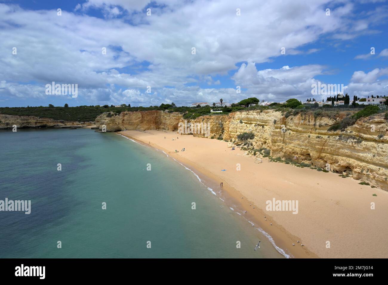 Strand Praia Nova, Porches, Lagoa Gemeinde, Algarve, Portugal Stockfoto