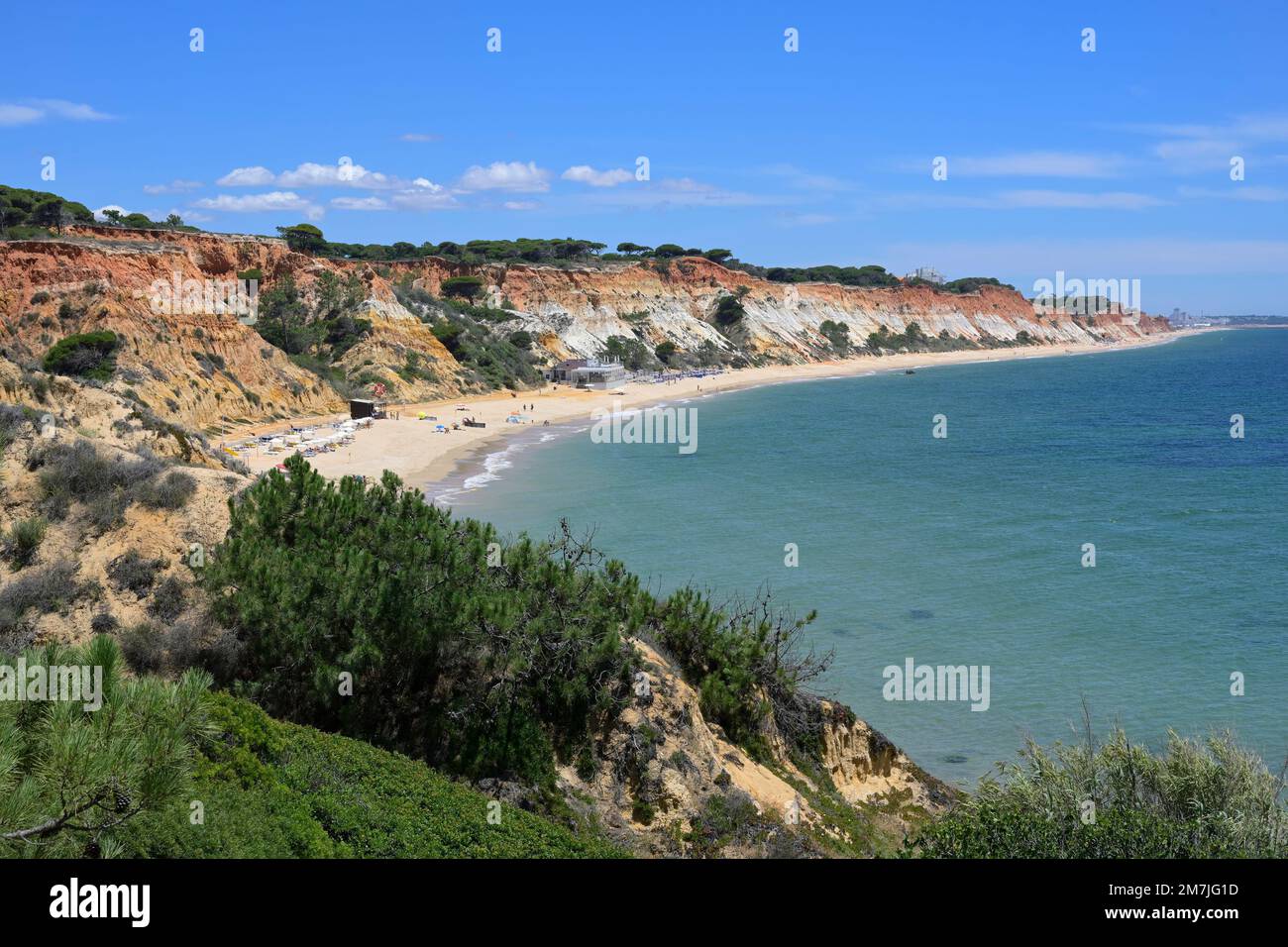 Praia da Falesia Beach, Albufeira, Algarve, Portugal Stockfoto