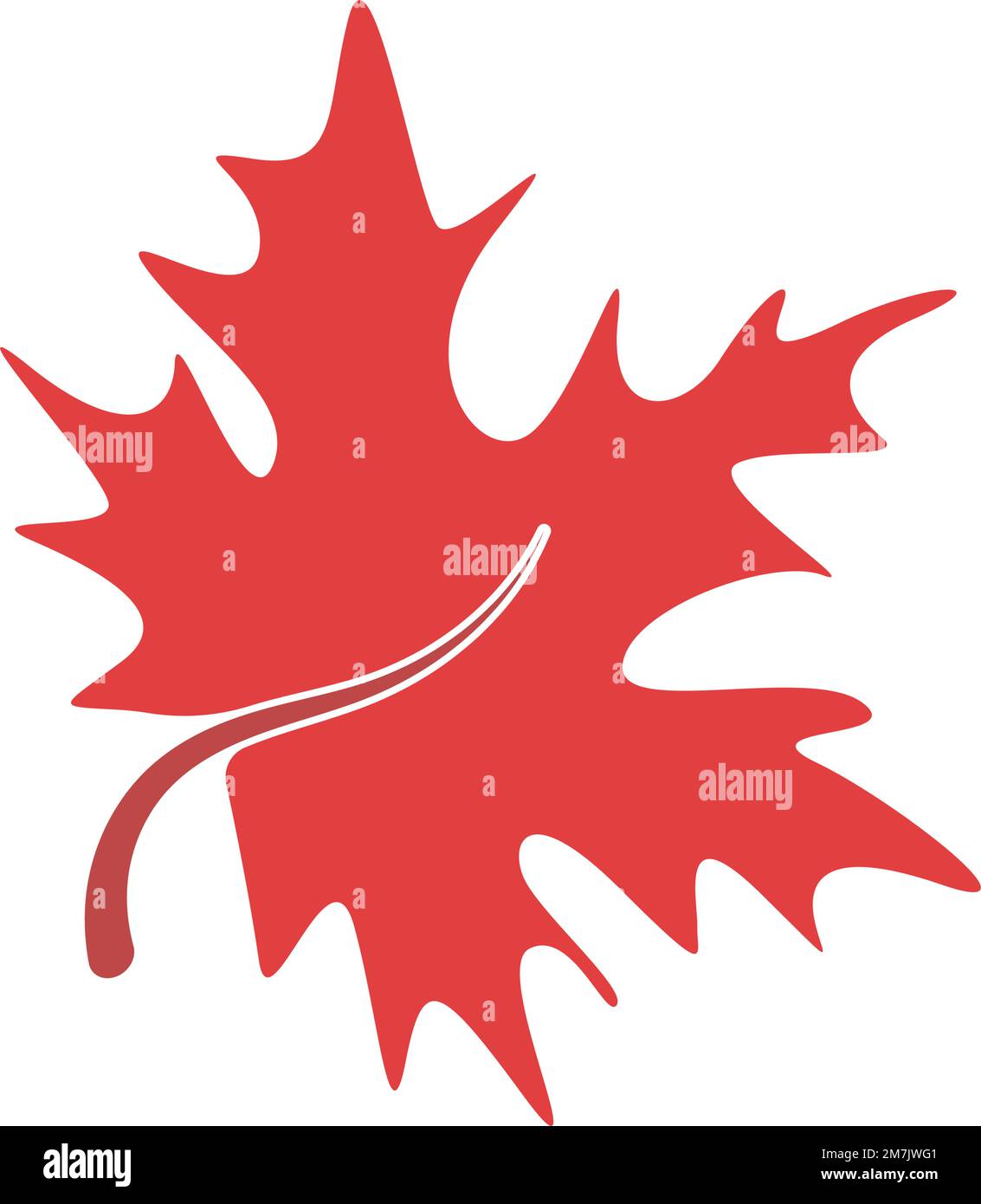 Abbildung des Symbols mit dem Ahorn-Logo Stock Vektor