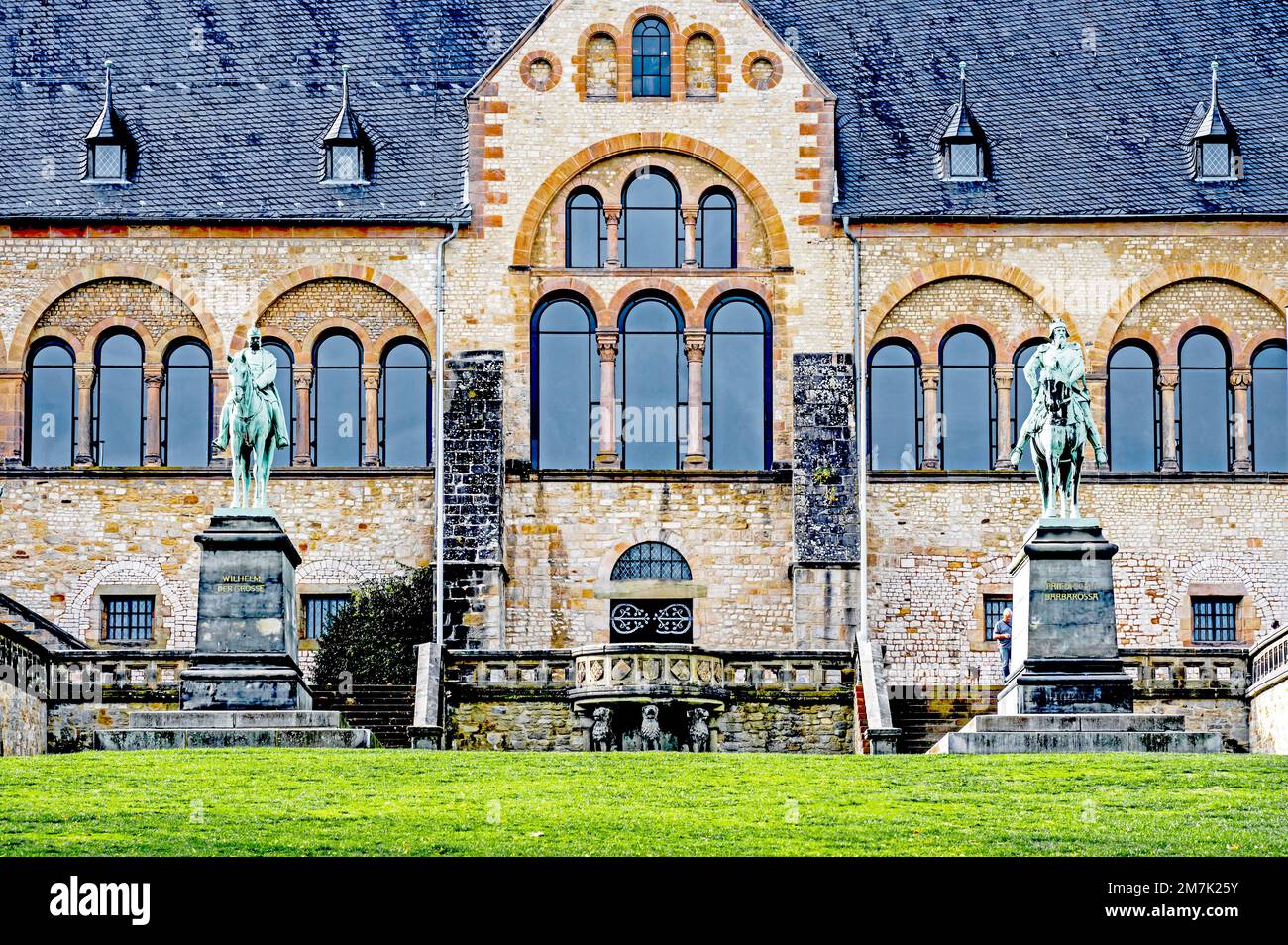 Goslar (Niedersachsen, niedersachsen, Deutschland): Kaiserpfalz Stockfoto