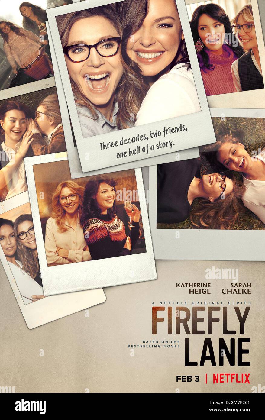 Poster der Firefly Lane TV-Serie Stockfoto