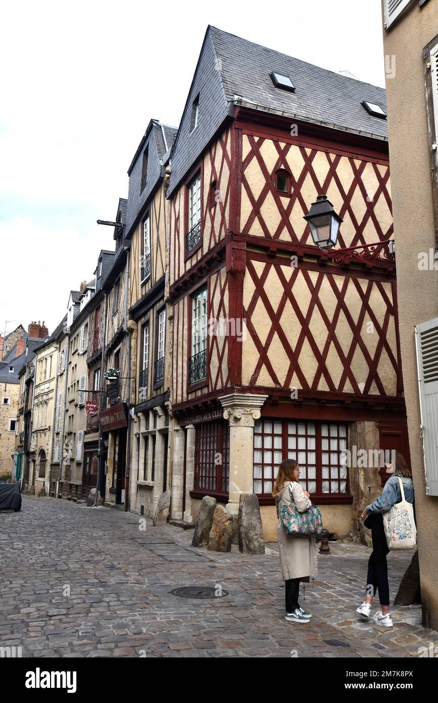 Le Mans historisches Viertel Frankreich 2022 Stockfoto