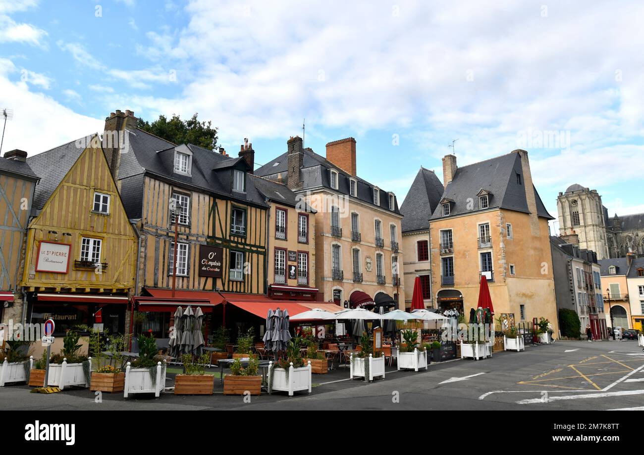 Le Mans historisches Viertel Frankreich 2022 Stockfoto